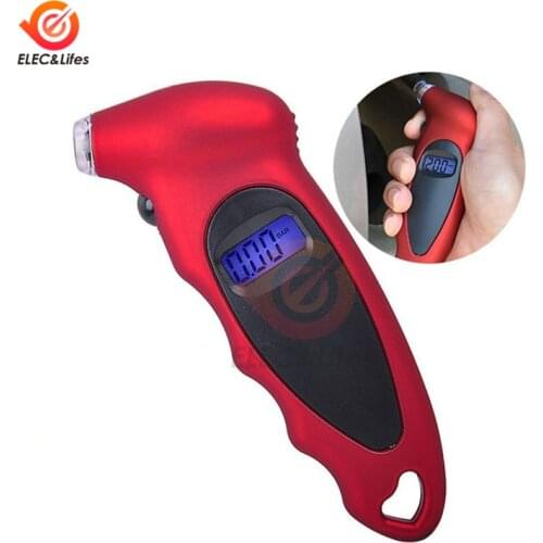 Tire Pressure Gauge 0-150 PSI Backlight High-precision Digital tire pressure meter monitoring for Car bicycle motorcycle