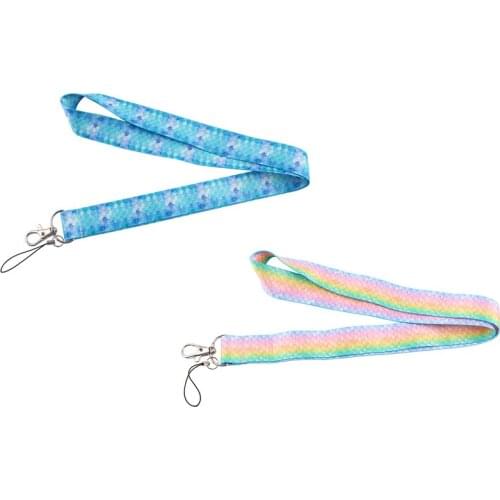 J2555 Multicolor Keychain Cartoon Phone Lanyard Fashion Strap Neck Lanyards for ID Card Phone Keys For Fans