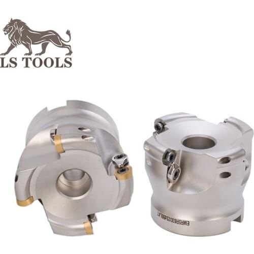 LS TOOLS EMR5R50-22-4T EMR 5R 63-22-4T EMR5R 80-27-6T EMR 5R100-32-6T CNC Tools Shoulder Milling Cutter Head RPMW1003 Inserts
