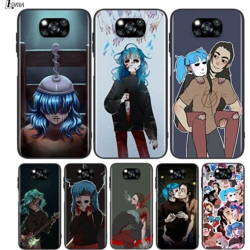 Black Cover Fashion Sally Face for Xiaomi Mi Mix 3 A3 A2 A1 Poco M3 M2 C3 X3 X2 NFC F2 F1 CC9 CC9E Pro Phone Case