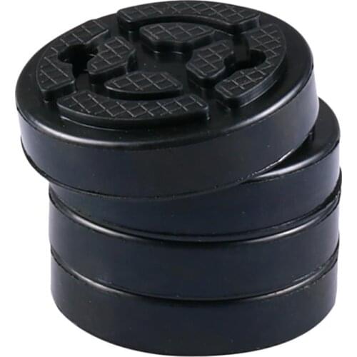 New Rail Floor Slotted Car Jack Guard Tool Car Jack Pad Rubber Disc Pad Auto Vehicle Weld Jacking Lifting Disk Frame Protector