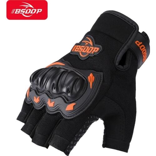 Universal Motorcycle Scooter ATV Racing Half Finger Gloves For HONDA CBF125 CB600F CBR600F CBF600/SA CB650F CBR650F