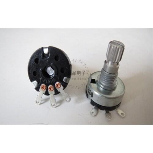 [VK] B100K imported from Taiwan ALPHA RV17 single fever audio radio volume potentiometer handle length 15 switch