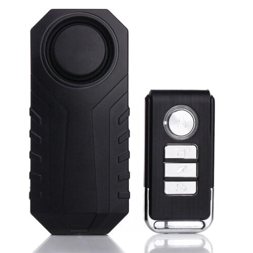 Waterproof Bike Anti-Theft Alarm Wireless Remote Control Motorcycle Bicycle Security Alarm 113dB Electric Car Alarm Sensor