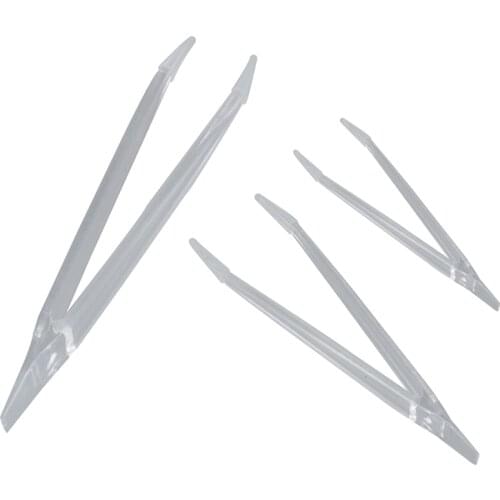 1PCS 3Sizes 8cm/10cm/12.5cm Remove Stick Transparent Tweezers Lens Accessories High Quality