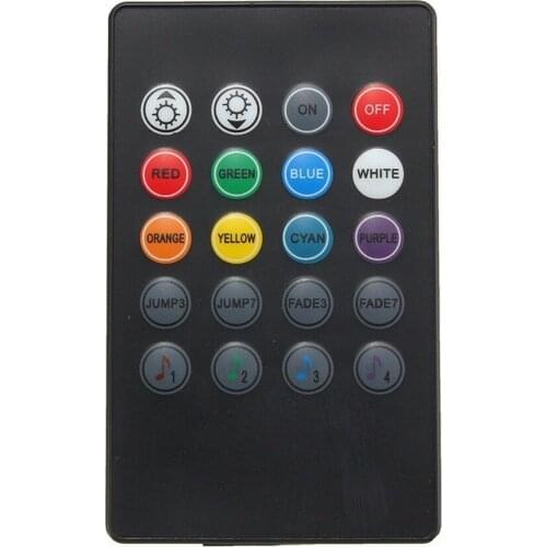 12 v interior LED sound activated atmosphere light decorative light waterproof Colorful flashing atmosphere light 90 *120CM