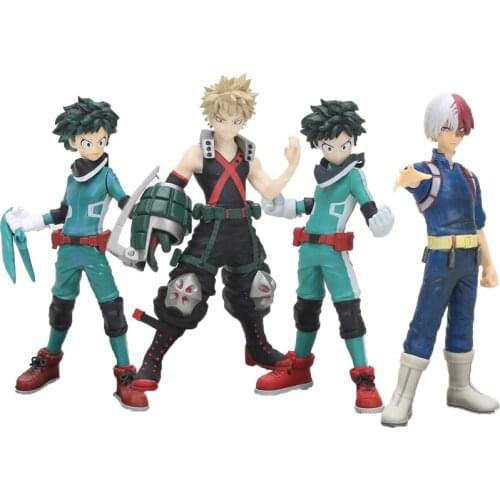 15cm Anime DXF My Hero Brinquedos Academia Midoriya Izuku Bakugou Katsuki Action Figure PVC Collection Model Toy Dolls