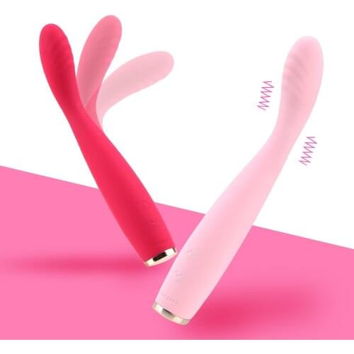 19cm Stick Vibrators Slim Dildos For Women Anal Plug Clitoris Vaginal G Spot Massager Masturbator Sex Toys Couples Tools Erotic