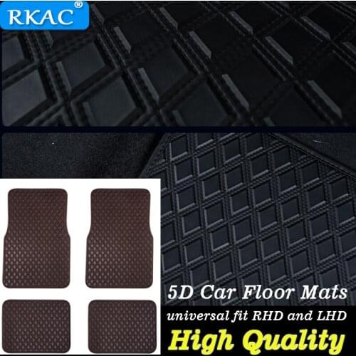 5D RHD LHD UNIVERSAL FIT FOR Car Floor Mats Carpet For Seat Leon Altea Cordoba Ibiza Toledo Ateca Exeo Alhambra Foot mats