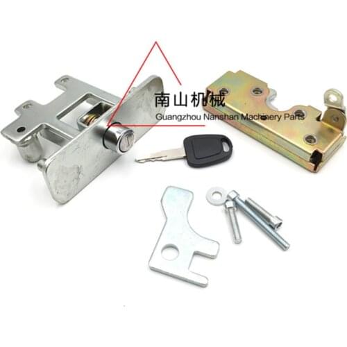 Free shipping Doosan Daewoo DH55/55-7 engine back cover lock Cover lock Hood lock block lock core excavator digger