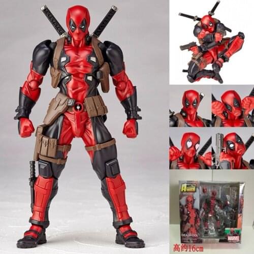 X-Men Deadpool Action Figure Revoltech Yamaguchi Superhero Toy Doll Gift