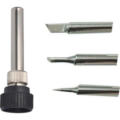 Electric Soldering Iron Cannula Casing Handle Adapter with Iron Tip 900M-T-I 900M-T-3C 900M-T-K For HAKKO 852D 936 937D 898D 907