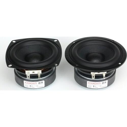 HIFI 2pcs 4 inch woofer super subwoofer high-power hifi speaker low-frequency shock audio DIY upgrade