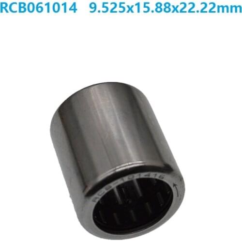 50pcs/lot RCB061014 3/8"x 5/8"x 7/8" Inch Size One Way Clutch Needle roller Bearing 9.525x15.88x22.22mm