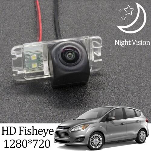Owtosin HD 1280*720 Fisheye Rear View Camera For Ford C-Max/Grand C-Max MK2 2011-2019 S-Max 2006-2014 Car Parking Accessories