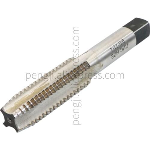 Machine Tap 5/8 " -11 UNC Thread Pitch 4 Flutes, High Speed Steel Thread Forming Tap, HSS Machine Screw Plug Tap