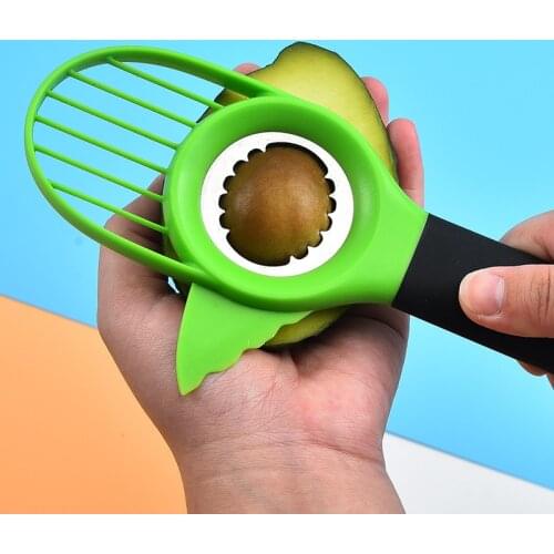 YOMDID Multifunctional Avocado Cutter Fruit Peeler Avocado Shea Corer Separator Vegetable Fruits Slicer Kitchen Accessories