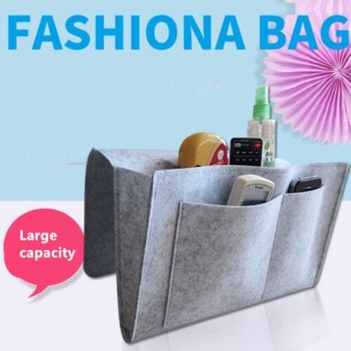 New Bedside Storage Organizer Hanging Caddy Bed Holder Pockets Bed Pocket Sofa Organizer Pockets Book Felt Bed Holder Pockets