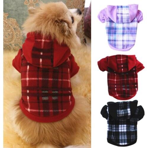 Autumn/Winter Pet Dog Clothes For Small Dogs Chihuahua Pug Clothing Soft Warm Fleece Puppy Coat Hoodies French Bulldog Jackets