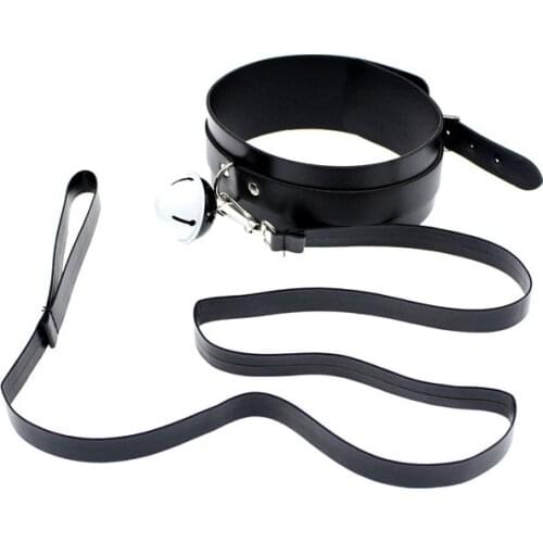 Collar Bdsm Bondage Sex Collar With leash Neck Sleeve Harness For Women Men Slave Trainer Femdom Fetish SM Torture Tools