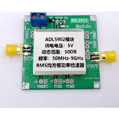 Radio frequency detector ADL5902 Pen hold with shielding boxRMS detection RMS