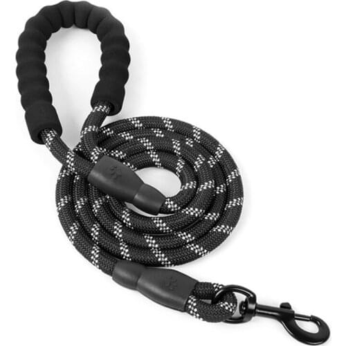 Pet Leash Rope Night Reflective Dog Leash EVA Foam Hand Dog Leash Outdoor Dog Leash Pet Supplies 1.5 M Long