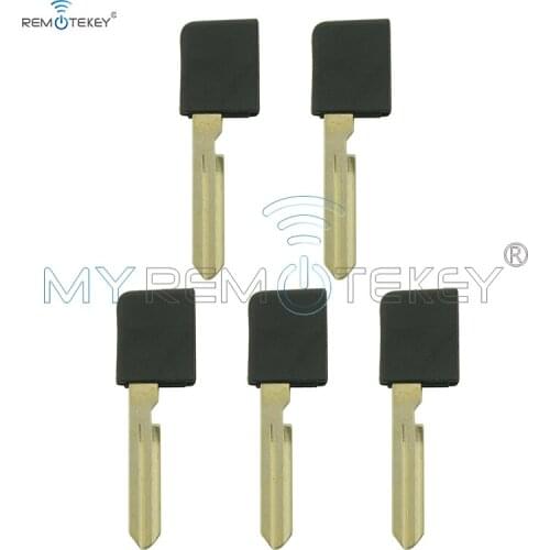 Remtekey NSNEK000601 5pcs spare small uncut key blade NSN1 for NISSAN TEANA Emergency key blank insert blade no chip