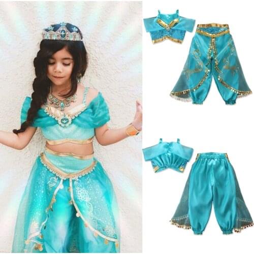 Princess Costume Girls Dress Halloween Carnival Childrens Party Cosplay Elsa Girls Clothing Kids Dress up Party Costume Sets