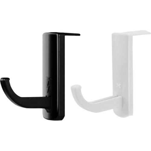 2Pcs Headset Hook Universal Headphone Hanger PC Monitor Desk Headset Stand Holder Headphone Holder Rack Stick-on Hook