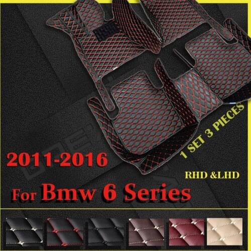 Car floor mats for BMW 6 series Sedan F06 650i 640i（Four doors）2011 2012 2013 2014 2015 2016Custom auto foot Pads