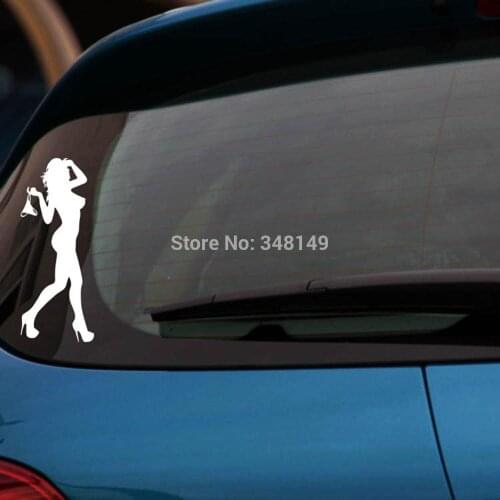 Aliauto Car Styling Sex Women Car Sticker/Decals Motorcycel reflective sticker Car Cover For Chevrolet Cruze Ford Focus vw mazda