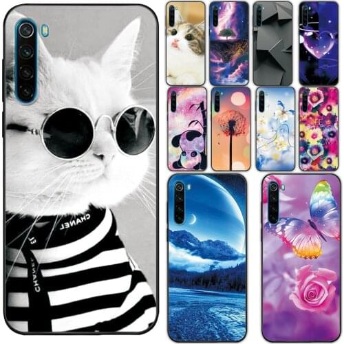 For Redmi Note 8 Case 6.3 inch Fundas on Redmi Note 8 Silicone Soft Protective Case For Xiaomi Redmi Note 8 TPU Phone Cover Capa