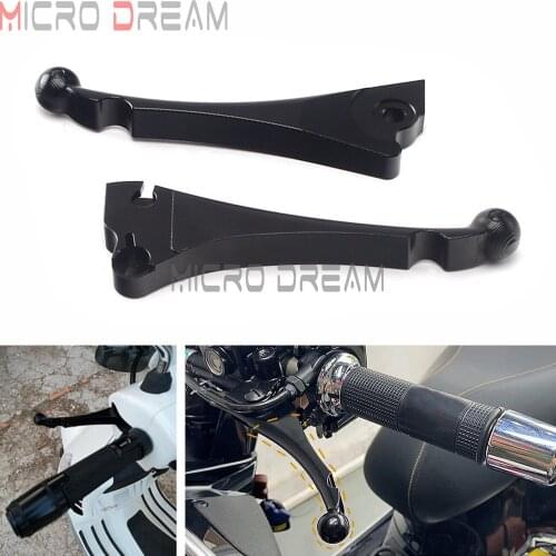 1 Pair CNC Aluminum Black Left & Right Front Disc Rear Brake Clutch Levers For Vespa S150 LX150 LXV150 Primavera 150 Sprint 150