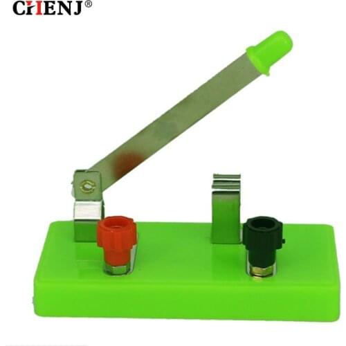 Physic Single Pole Single Throw Toggle Knife Switch Physical Electricity Laboratory Science Experiment Test Teaching Equipment