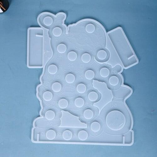 Santa Claus Decoration Mold Resin Large Beauty Mold for Pendant Jewelry Making