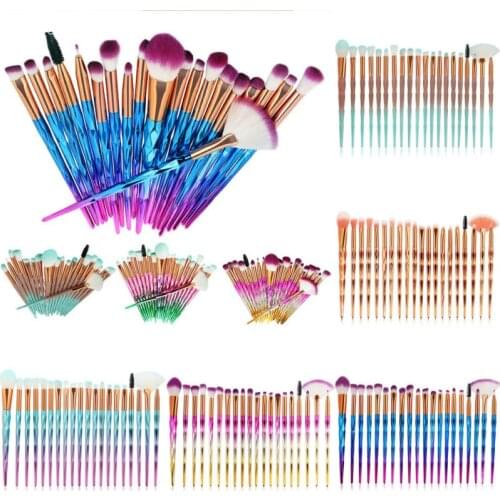 20PCS Unicorn Beauty Makeup Brushes Tool Set Blending Cosmetic Powder Eye Shadow Brush