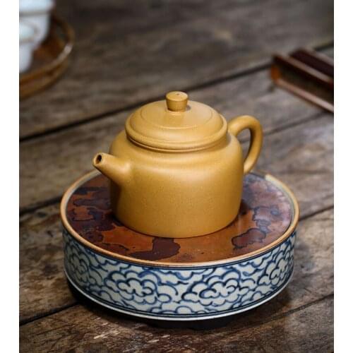 China De Zhong Kettle Ceramic Teapot For Tea Puer Oolong Tea Set Handmade