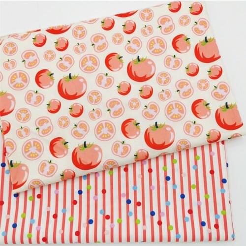Cartoon Southern Park Printed Twill Cotton Elastic Fabric For Kids Sewing Dress Clothes DIY Needlework Material Width 140CM
