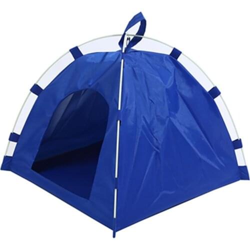 Summer pet tent Four-corner Tent Folding Sleeping Bed Mat Waterproof Detachable Pet for Outdoor Travel Supplies 2018 hot sell