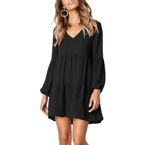 LINGAO Womens Casual Dresses