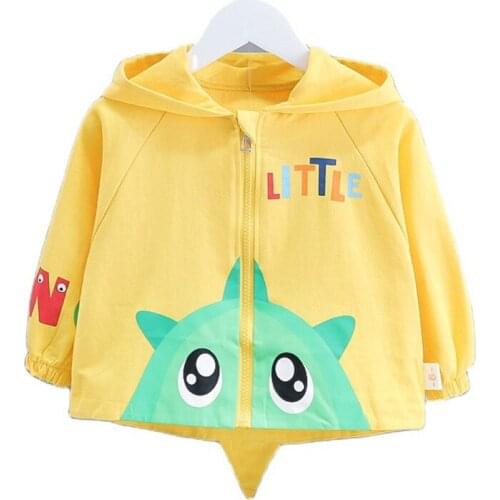 Fashion Infant Hooded Jacket Children Cartoon Clothes Baby Toddler Cotton Clothing Spring Autumn Kids Boy Girl Casual Sportsuits