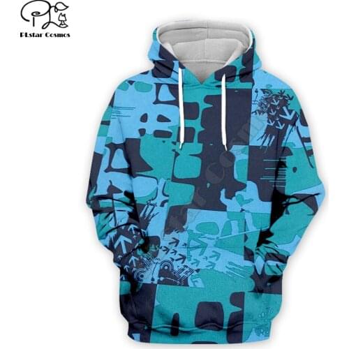 Fashion hoodies 3D printed Graffiti stripes Sweatshirt Hoodie Harajuku Autumn Streetwear women foe men Casual Tracksuit style-3