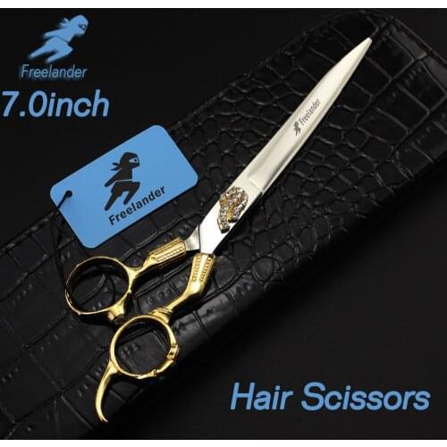 "7.0in Freelander Retro Style Profissional Hairdressing Scissors Hair Cutting Scissors Set Barber Shears Stainless Steel Type"
