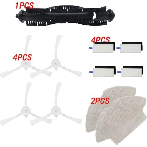 Main Brush HEPA filter for Qihoo 360 S6 Roll Brush Side Brush Mop Cloth Robotic Vacuum Cleaner Spare Parts Accessories