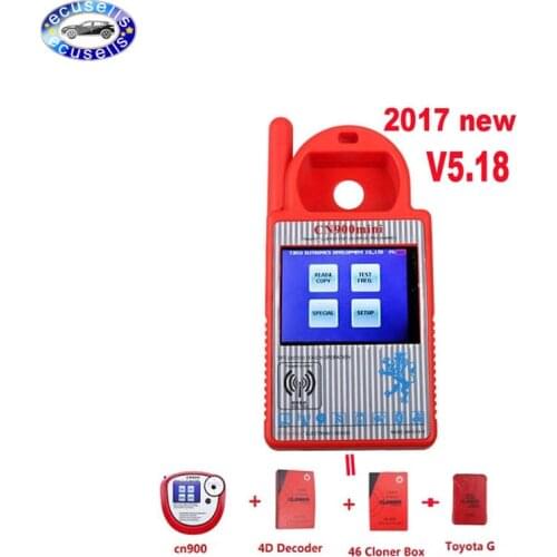 2017 NEW V5.18 CN900 Mini Transponder Key Programmer Mini CN900 for 4C 46 4D 48 G Chips Support Multi-Language