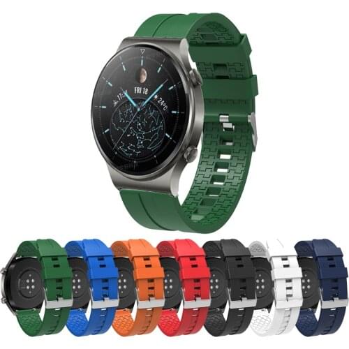 Replaceable Watchbands for HUAWEI WATCH GT 2 GT2 Pro/GT Active 46mm/HONOR Magic Silicone Strap Band GT2 Official style Bracelet