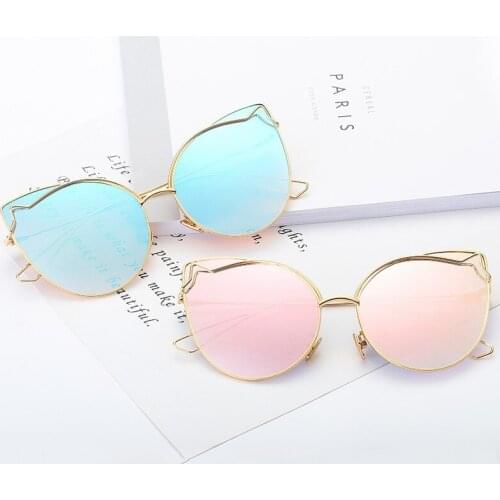 New Women Cat eye Sunglasses Fashion Cat Eye Sun Glasses Brand Designer Vintage Gradient Eyewear AS080