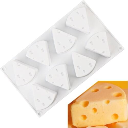 2021 Silicone Cake Mold Bakewae Non-stick 3D Cheese Shape Baking Mold For Pudding,Cupcake,Jelly,Soap,Resin DIY Kitchen Tools
