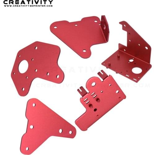 Extruder Back Plate X Axis Motor Front & Back Plate Z Axis 2.5/3.0mm Passive Block Plate for Creality CR-10S PRO 3D Printer Part