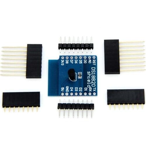 5pcs DS18B20 TEMPERATUR-SENSORMODUL messung modules FoR D1 mini WIFI lernen bord